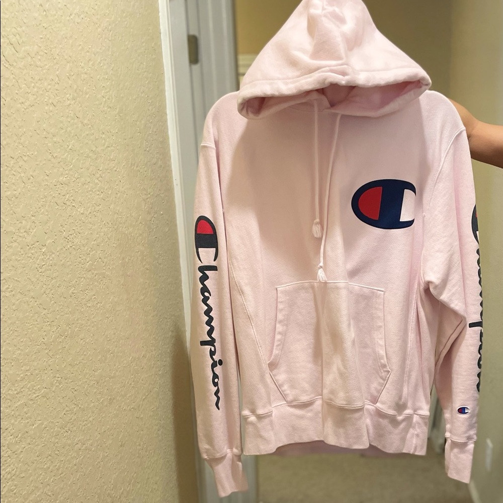 Champion Light Pink Hoodie